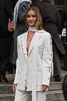 PFW Haute Couture Elie Saab Outside Arrivals JR