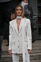 PFW Haute Couture Elie Saab Outside Arrivals JR