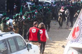 Israeli Soldier Agam Berger Released by Hamas - Gaza