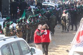 Israeli Soldier Agam Berger Released by Hamas - Gaza