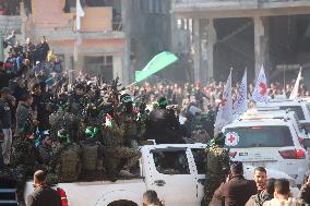 Israeli Soldier Agam Berger Released by Hamas - Gaza