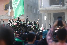 Israeli Soldier Agam Berger Released by Hamas - Gaza