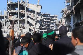 Israeli Soldier Agam Berger Released by Hamas - Gaza