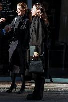 Queen Letizia During A Working Meeting - Madrid