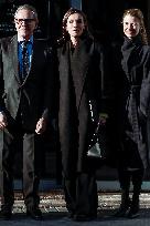 Queen Letizia During A Working Meeting - Madrid