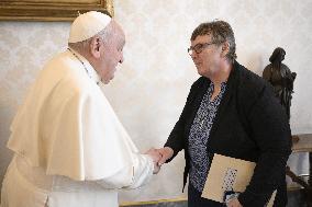 Pope Francis Receives In Private Audience - Vatican