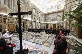 Pope Francis Receives In Private Audience - Vatican