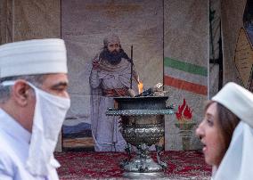 Iranian Zoroastrian Ancient Mid Winter Sadeh Festival