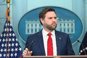 Vice President Of The United States JD Vance Delivers Remarks On Fatal Aircraft Collision In Washington DC