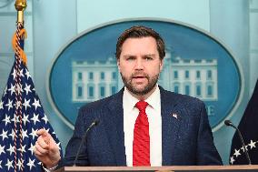 Vice President Of The United States JD Vance Delivers Remarks On Fatal Aircraft Collision In Washington DC