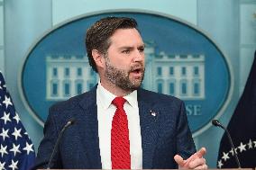 Vice President Of The United States JD Vance Delivers Remarks On Fatal Aircraft Collision In Washington DC