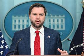 Vice President Of The United States JD Vance Delivers Remarks On Fatal Aircraft Collision In Washington DC