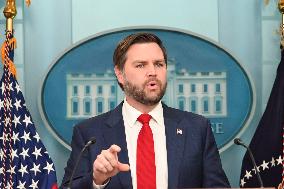 Vice President Of The United States JD Vance Delivers Remarks On Fatal Aircraft Collision In Washington DC