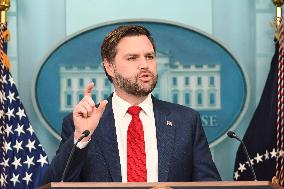 Vice President Of The United States JD Vance Delivers Remarks On Fatal Aircraft Collision In Washington DC