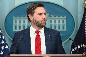 Vice President Of The United States JD Vance Delivers Remarks On Fatal Aircraft Collision In Washington DC