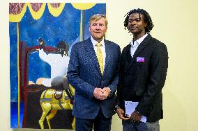 King Willem Alexander Presents Royal Award For Free Painting 2025 - Amsterdam