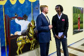 King Willem Alexander Presents Royal Award For Free Painting 2025 - Amsterdam