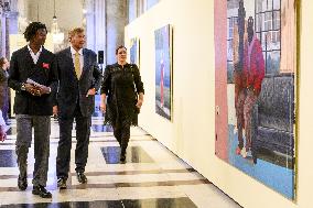 King Willem Alexander Presents Royal Award For Free Painting 2025 - Amsterdam