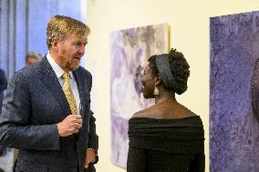 King Willem Alexander Presents Royal Award For Free Painting 2025 - Amsterdam