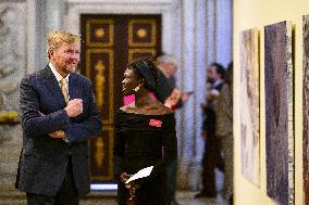 King Willem Alexander Presents Royal Award For Free Painting 2025 - Amsterdam
