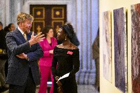 King Willem Alexander Presents Royal Award For Free Painting 2025 - Amsterdam