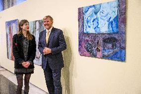 King Willem Alexander Presents Royal Award For Free Painting 2025 - Amsterdam