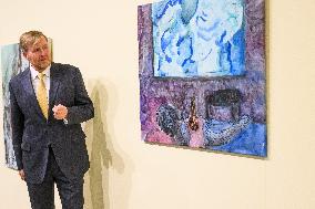 King Willem Alexander Presents Royal Award For Free Painting 2025 - Amsterdam