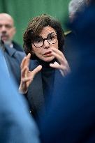 Rachida Dati Visits Calvados Region