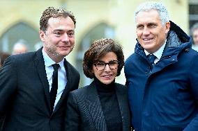 Rachida Dati Visits Calvados Region