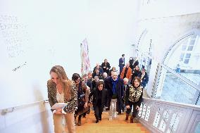 Rachida Dati Visits Calvados Region