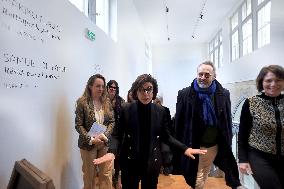 Rachida Dati Visits Calvados Region