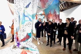 Rachida Dati Visits Calvados Region