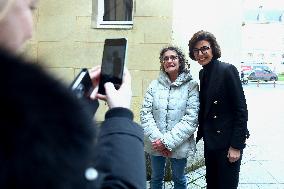 Rachida Dati Visits Calvados Region