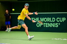 TENNIS DAVIS CUP SWEDEN-AUSTRALIA
