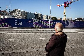 Construction Sites For The New Metro Of Porto Lines