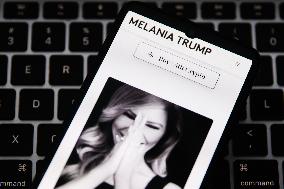 Melania Trump Memecoin Photo Illustrations