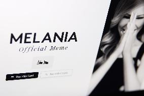 Melania Trump Memecoin Photo Illustrations