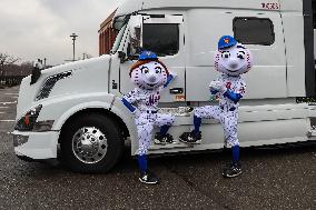 The Mets Equipment Truck Will Leaves For Spring Training