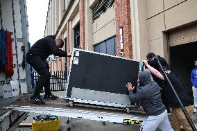 The Mets Equipment Truck Will Leaves For Spring Training