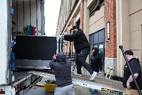 The Mets Equipment Truck Will Leaves For Spring Training