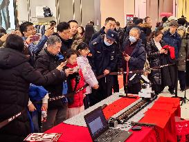 AI Robot Perform at Temple Fair in Beijing