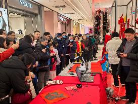 AI Robot Perform at Temple Fair in Beijing