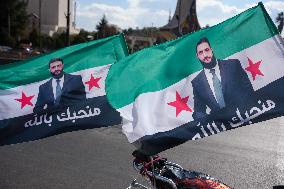 Protest In Damascus Against SDF And PKK