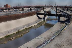 Migrant Deportations Continue Across The Paso Del Norte International Bridge In Ciudad Juárez, Mexico