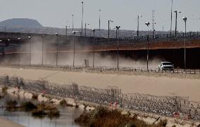 Migrant Deportations Continue Across The Paso Del Norte International Bridge In Ciudad Juárez, Mexico