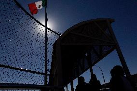 Migrant Deportations Continue Across The Paso Del Norte International Bridge In Ciudad Juárez, Mexico