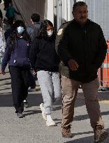 Migrant Deportations Continue Across The Paso Del Norte International Bridge In Ciudad Juárez, Mexico