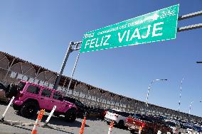 Migrant Deportations Continue Across The Paso Del Norte International Bridge In Ciudad Juárez, Mexico