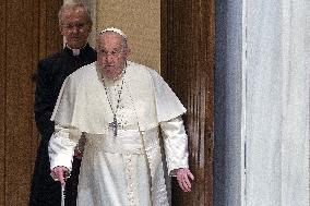 Pope at Jubilee Audience for the pilgrimage of the Sulmona-Valva dioceses