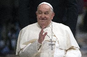 Pope at Jubilee Audience for the pilgrimage of the Sulmona-Valva dioceses